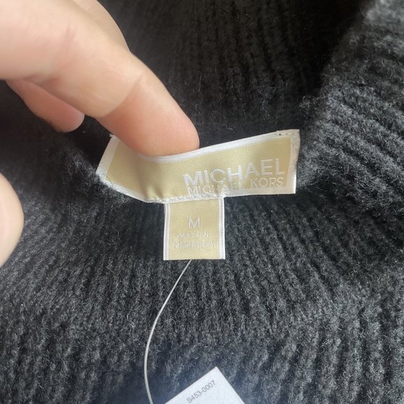 Michael Kors Sweater Black Women’s Size Medium M Modern NWT - Picture 3 of 6